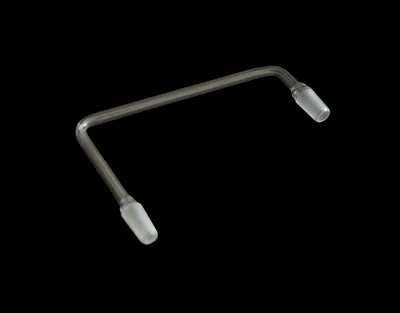 PIEZA DOBLE ACODADA, ESM. 14/23 Marca Endo Glassware.