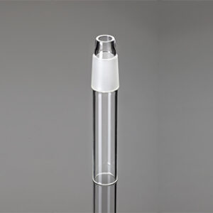 Esmerilado macho 55/44 con punta Ø del tubo 50mm, longitud 140mm Marca Glassco.