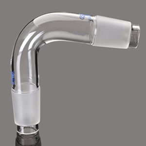Codo 2 esmerilados macho 14/23, hembra 14/23 Marca Glassco.