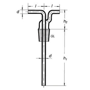 CABEZAL P/FRASCO LAVADOR DE GASES, 29/32, SIMAX Marca Simax.