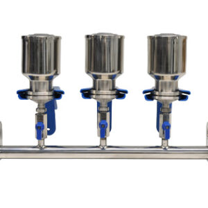 RAMPA FILTRACIÓN COMPLETA INOX 3 POSICIONES, 300 ML Marca Endo Metalware.