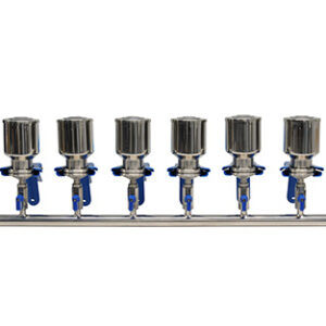 RAMPA FILTRACIÓN COMPLETA INOX 6 POSICIONES , 300 ML Marca Endo Metalware.