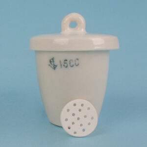 CRISOL GOOCH CON DISCO Y TAPA, 15 ml, 32X34 MM Marca Nahita.