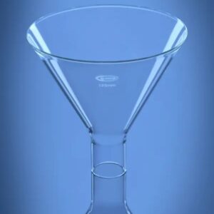 EMBUDO PARA POLVOS GLASSCO, D. 100 mm Marca Glassco.