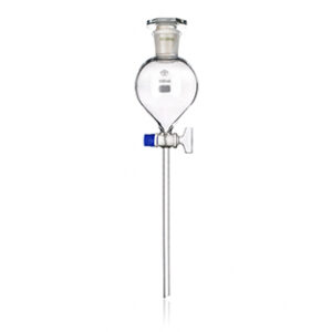 Embudo de decantación esférico, llave vidrio, 100 mL tapón 19/26 Marca Simax.