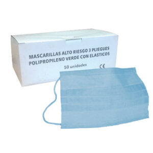 MASCARILLA QUIRÚRGICA TIPO IIR (Paq. de 50) Marca Endo Protectlab.
