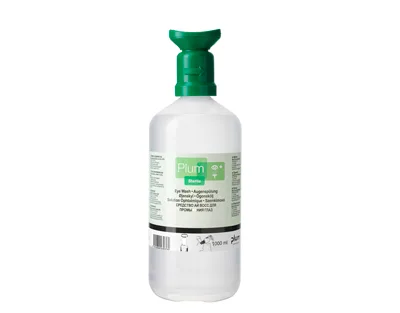 SOLUCIÓN SALINA LAVAOJOS, 1000 ML Marca Plum.