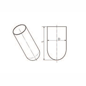 SEMI PRODUCTO DE REACTOR CILÍNDRICO Ø.EXT. 165MM PARA DN150 LONG. 550 MM Marca Simax.