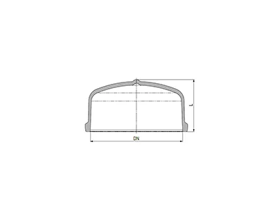 TAPÓN PLANO TIPO PZ DN 150 LONG.100 Marca Simax.
