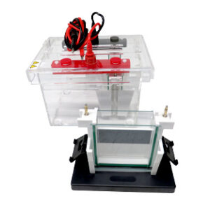 CUBETA DE ELECTROFORESIS VERTICAL 1000 mL, para 4 geles Marca Nahita.