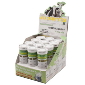 TEST DE SEGURIDAD DE LECHE PARA ACIDEZ TITULABLE Y PH Marca Lactoscan.