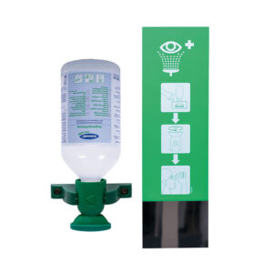 Estación Lavaojos Abierta Easyline Actiomedic - 1x 500ml Solución Salina