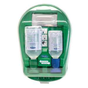 Estación Lavaojos Cerrada Mixta Easyline Actiomedic - 500ml Salina + 250ml Neutralizante BioPhos74