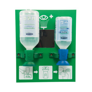 Estación Lavaojos Abierta Mixta Easyline Actiomedic - 500ml Salina + 250ml Neutralizante BioPhos74
