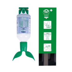 Estación Lavaojos Abierta TWIN Easyline Actiomedic - 1x 500ml Solución Salina