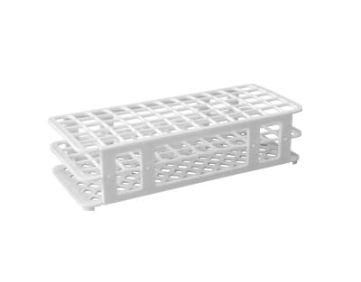 GRADILLA PP. 90 TUBOS DE 13mm, Blanco Marca Endo Plasticware.