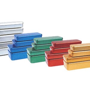 Caja de instrumental aluminio L.170x70xHt.30 mm Marca Agencinox.