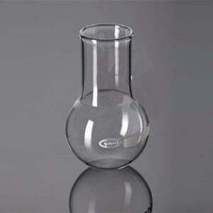 Matraz fondo redondo, cuello ancho, Boro 3.3 Glassco 250ml Marca Glassco.