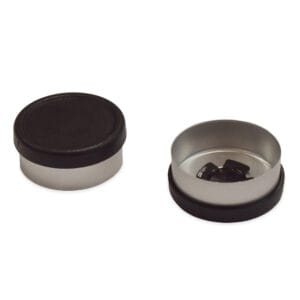 TAPA FLIP-OFF P/VIAL INYECCION 20 MM, COLOR NEGRO Marca Endo Glassware.