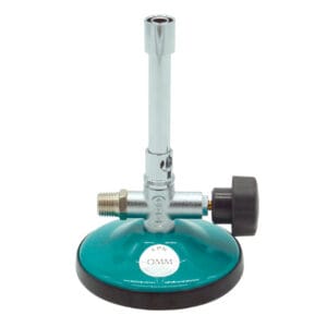 MECHERO BUNSEN GLP, CE, con conexión roscada macho de 1/4" Marca Omm.