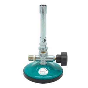 MECHERO BUNSEN POLIGAS, CE, con conexión roscada macho de 1/4" Marca Omm.
