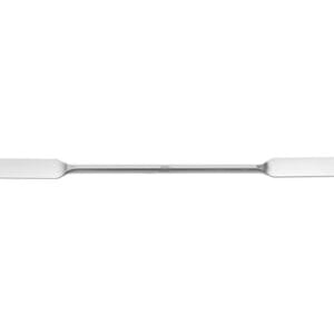 Espátula doble estrecha flexible, una curva 130x9mm Marca RSG.
