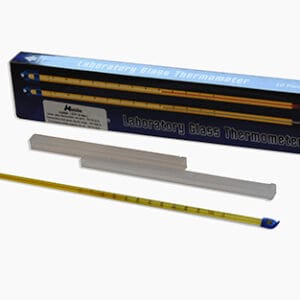 Termómetro varilla amarillo líq col, -10/110 (0,5) Marca Nahita.