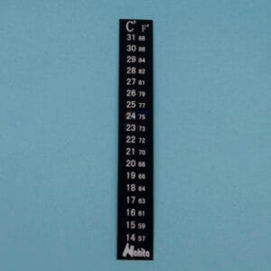 TERMOMETRO CRISTAL LIQ. GRANDE, 14/31 ºC Marca Nahita.