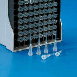 PUNTAS C/FILTRO ESTERIL RACK GILSON 0,5:10µL (96p) Marca Kartell.