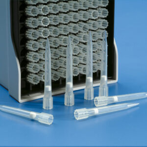 PUNTAS C/FILTRO ESTERIL RACK EPPENDORF 20-300 µl (96p) Marca Kartell.