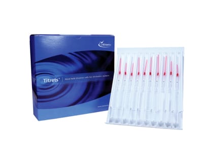 Kit Peróxido de hidrógeno 0,1-1,0% (hasta 20% con dilución) Marca Chemetrics.