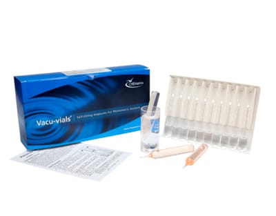 Kit Instrumental Peróxido de hidrógeno 0-6 ppm Marca Chemetrics.