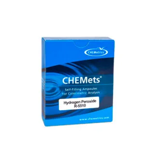 Recambio Peróxido de hidrógeno para kit NBB002, 0-0,8 y 1-10 ppm Marca Chemetrics.
