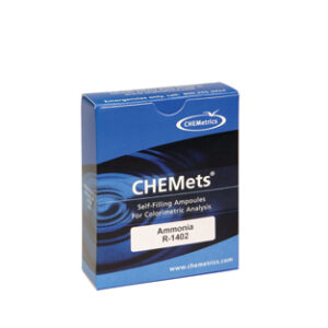 Recambio para kit NBC001, Amoniaco 0-4 y 0-80 ppm Marca Chemetrics.