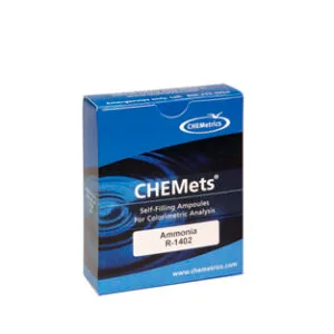 Recambio para kit NBC001, Amoniaco 0-4 y 0-80 ppm Marca Chemetrics.