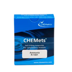 Recambio para kits Amoniaco Marca Chemetrics.