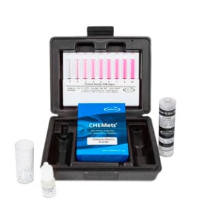 Kit Dióxido de Cloro 0-2 y 0-10 ppm Marca Chemetrics.