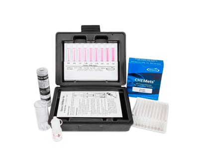 Kit Ozono 0-0,6 y 0,6-3 ppm Marca Chemetrics.