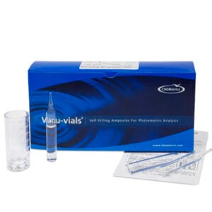 Kit instrumental Nitrato 0-1,5 ppm como N (reducción por Cd) Marca Chemetrics.