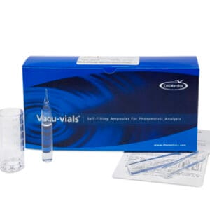 Kit instrumental Nitrato 0-1,5 ppm como N (reducción por Zn) Marca Chemetrics.