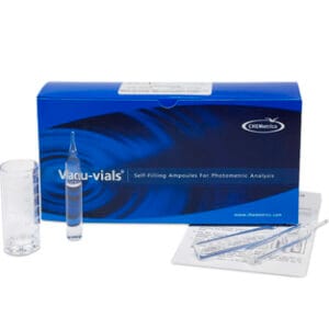 Kit instrumental Nitrato 0-7,5 ppm como N Marca Chemetrics.