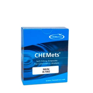 Recambio para kit NBG011, Nitrito 0-2,5 ppm como N Marca Chemetrics.
