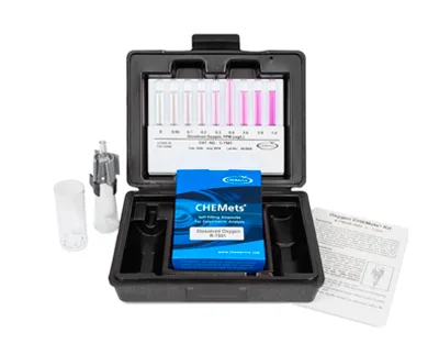 Kit Oxígeno disuelto 0-1 ppm Marca Chemetrics.