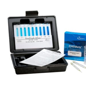 Kit Oxígeno disuelto 1-12 ppm Marca Chemetrics.