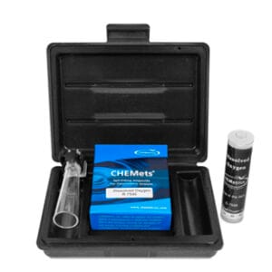 Kit Oxígeno disuelto 0-100 ppb Marca Chemetrics.