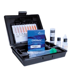 Kit Hierro (en salmuera) 0-100 y 100-1000 mg/L Marca Chemetrics.