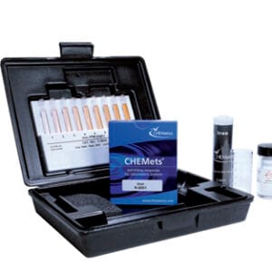 Kit Hierro (total y soluble) 0-1 y 1-10 ppm Marca Chemetrics.