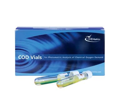 Kit DQO 0-1500 ppm, 25 viales Marca Chemetrics.