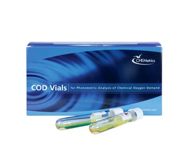 Kit DQO 0-1500 ppm libre de Hg, 25 viales Marca Chemetrics.