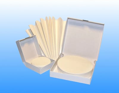 Filtro FC49L cualitativo lento plegado Ø110mm (x100) Marca Filtres RS.